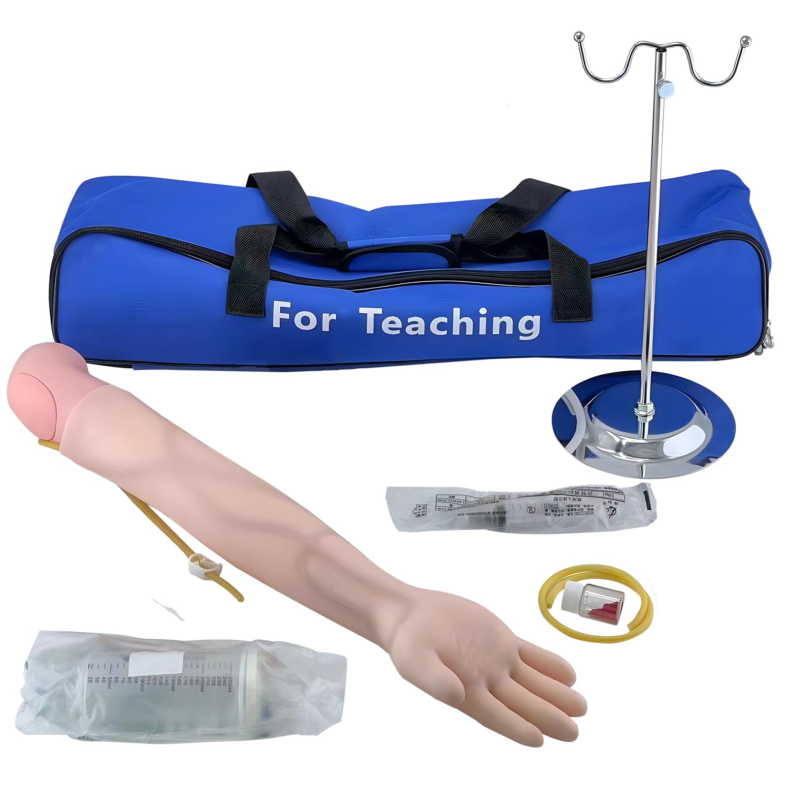 Amazon.co.jp: 注射練習キット 腕静脈穿刺モデル 実物大 右腕瀉血練習